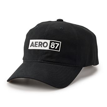 Men's Aeropostale Aero 87 Twill Patch Cap with Rubber Print