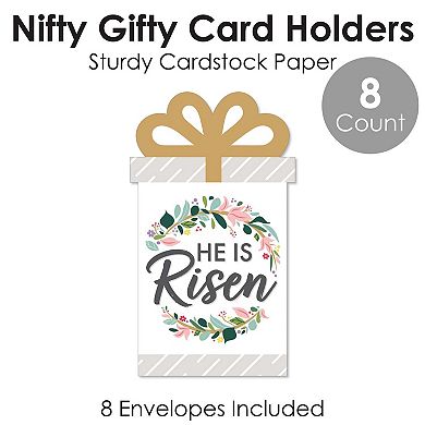 Big Dot Of Happiness Religious Easter Money & Gift Card Sleeves Nifty Gifty Card Holders 8 Ct