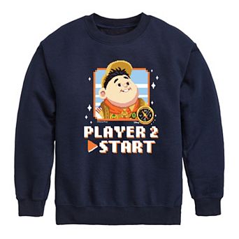 Disney's Up Boys 8-20 Player 2 Russell Crew Fleece Sweatshirt