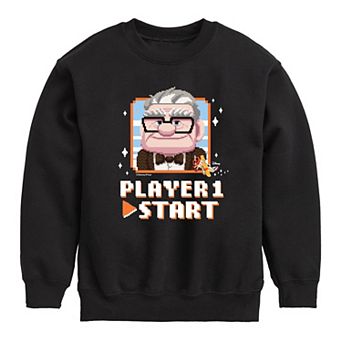 Disney's Up Boys 8-20 Player 1 Carl Crew Fleece Sweatshirt