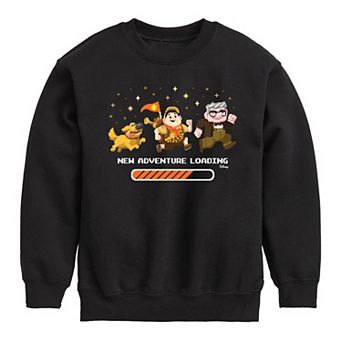 Disney's Up Boys 8-20 New Adventure Loading Fleece Sweatshirt