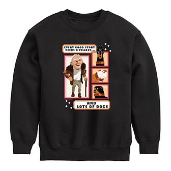 Disney's Up Boys 8-20 Every Good Story Crew Fleece Sweatshirt