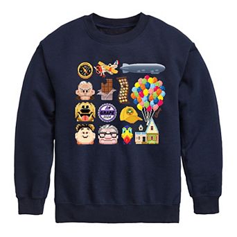 Disney's Up Boys 8-20 Character Icon Grid Fleece Sweatshirt