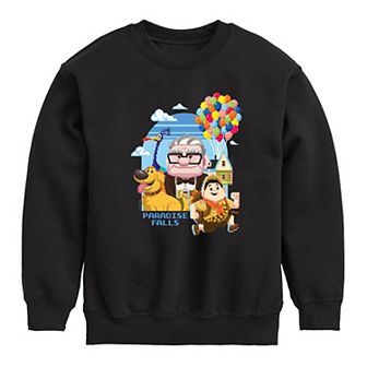 Disney's Up Boys 8-20 Carl Russell And Friend Group Fleece Sweatshirt