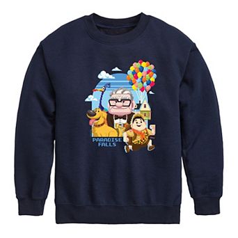 Disney's Up Boys 8-20 Carl Russell And Friend Group Fleece Sweatshirt