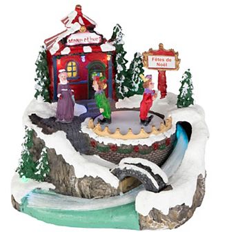 Northlight LED Lighted and Animated Christmas Scene Village Display Decoration
