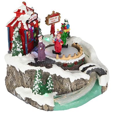 Northlight LED Lighted and Animated Christmas Scene Village Display Decoration