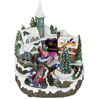 Northlight LED Lighted Animated and Musical Christmas Village Display Decoration