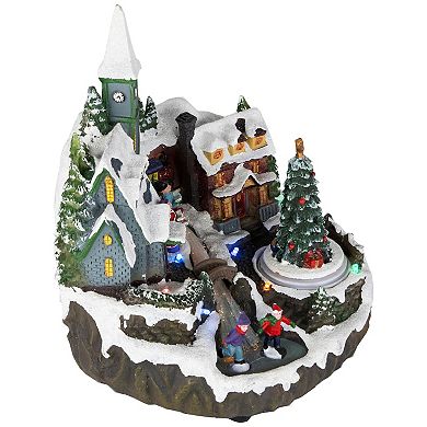 Northlight LED Lighted Animated and Musical Christmas Village Display Decoration