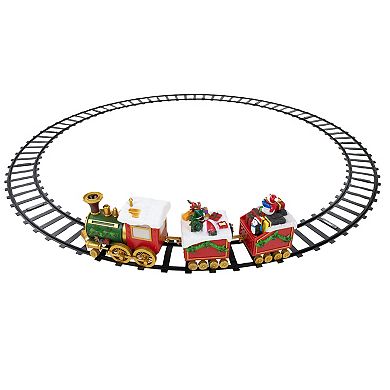 Northlight 16 Piece LED Lighted Musical and Animated Christmas Village Train