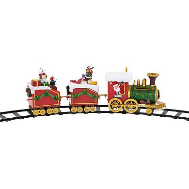 Northlight 16 Piece LED Lighted Musical and Animated Christmas Village Train