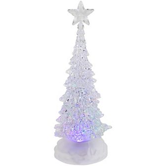 Northlight LED Lighted Acrylic Christmas Tree Decoration with Multi-Color Lights