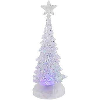 Northlight LED Lighted Acrylic Christmas Tree Decoration with Multi-Color Lights