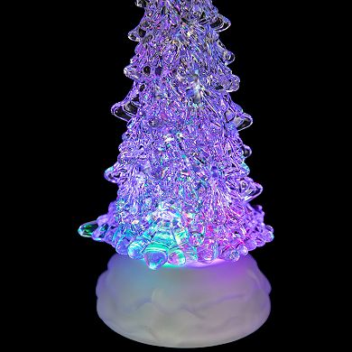 Northlight LED Lighted Acrylic Christmas Tree Decoration with Multi-Color Lights