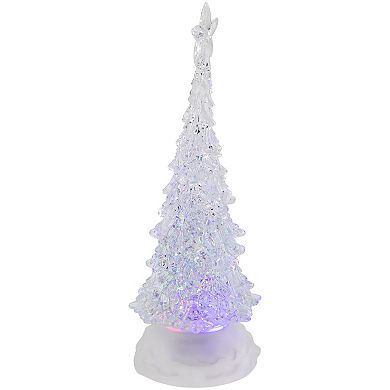 Northlight LED Lighted Acrylic Christmas Tree Decoration with Multi-Color Lights