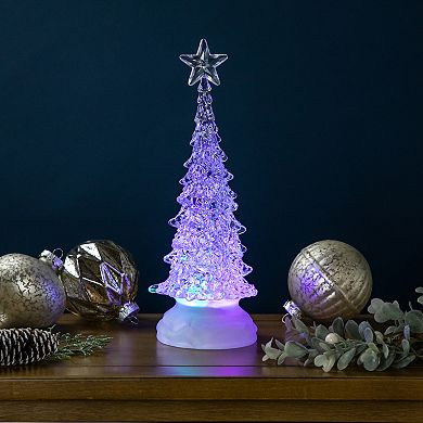 Northlight LED Lighted Acrylic Christmas Tree Decoration with Multi-Color Lights