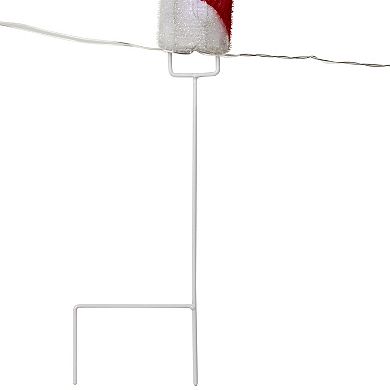 Northlight Lighted Candy Cane Christmas Pathway Lawn Stakes 3-piece Set