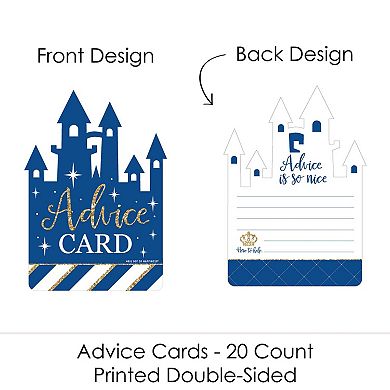 Big Dot Of Happiness Royal Prince Charming Wish Card Activities Advice Cards Game 20 Ct