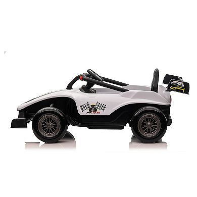 Blazin Wheels 12V White F1 Ride on w/ RC