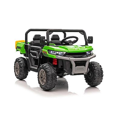 Blazin Wheels 12V Green Utility Truck w/ RC