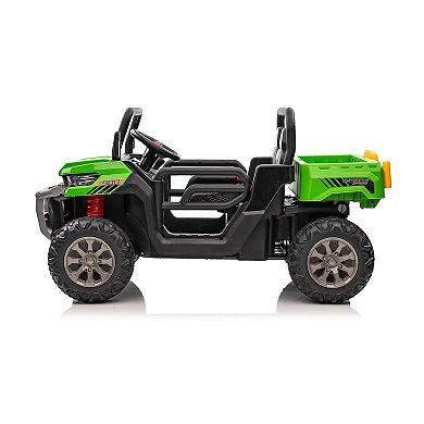 Blazin Wheels 12V Green Utility Truck w/ RC