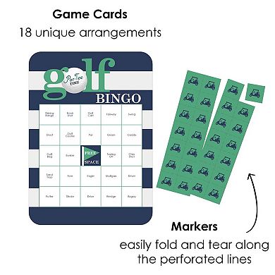 Big Dot Of Happiness Par-tee Time - Golf Bingo Cards & Markers - Party Bingo Game - 18 Ct