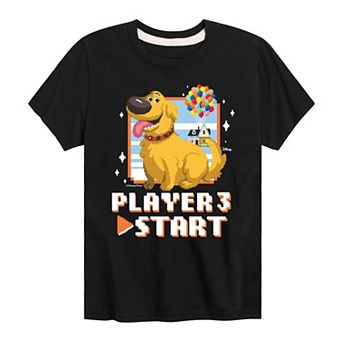 Disney's Up Boys 8-20 Player 3 Dug Graphic Tee