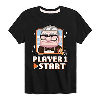 Disney's Up Boys 8-20 Player 1 Carl Graphic Tee