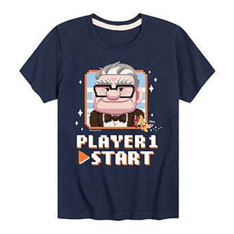 Disney's Up Boys 8-20 Player 1 Carl Graphic Tee