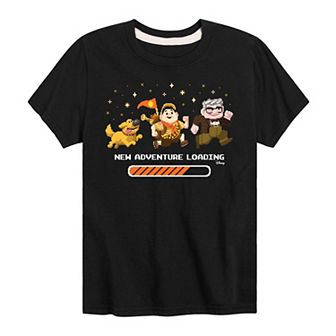 Disney's Up Boys 8-20 New Adventure Loading Graphic Tee