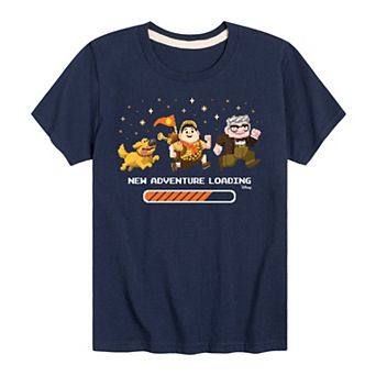 Disney's Up Boys 8-20 New Adventure Loading Graphic Tee