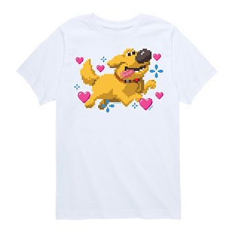 Disney's Up Boys 8-20 Dug Hearts Graphic Tee
