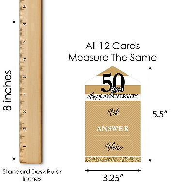 Big Dot Of Happiness We Still Do 50th Wedding Anniversary Conversation Starters 12 Pull Tabs