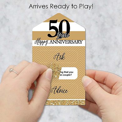 Big Dot Of Happiness We Still Do 50th Wedding Anniversary Conversation Starters 12 Pull Tabs