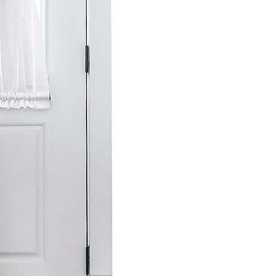 Stacey 1.5" Rod Pocket High Quality Fabric Solid Color Door Panel