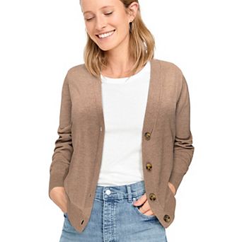 ellos Plus Size Boxy Cardigan