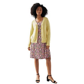 ellos Plus Size Boxy Cardigan