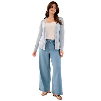 ellos Plus Size Boxy Cardigan