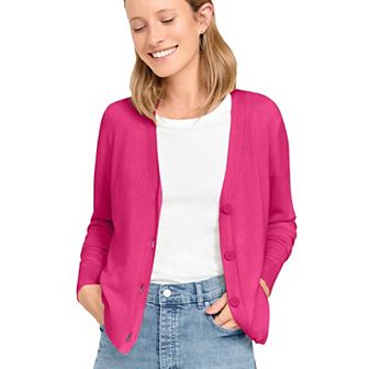 ellos Plus Size Boxy Cardigan
