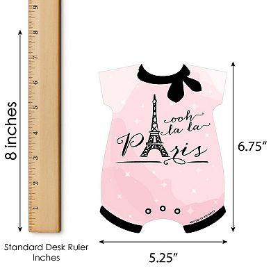 Big Dot Of Happiness Paris, Ooh La La - Picture Cards & Markers Baby Shower Bingo Game 18 Ct