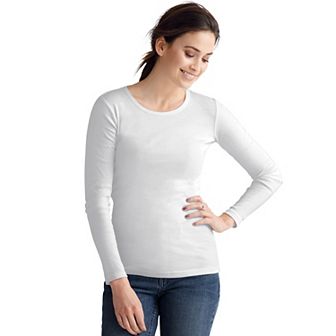 ellos Plus Size Long Sleeve Tee