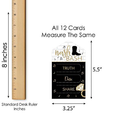 Big Dot Of Happiness Nash Bash - Bachelorette Party Game - Truth, Dare, Share Pull Tabs 12 Ct