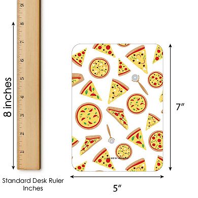 Big Dot Of Happiness Pizza Party Time Cards/markers Baby Shower Or Birthday Bingo Game 18 Ct