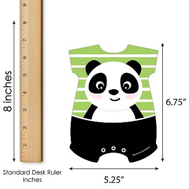 Big Dot Of Happiness Party Like A Panda Bear - Cards & Markers - Baby Shower Bingo Game 18 Ct