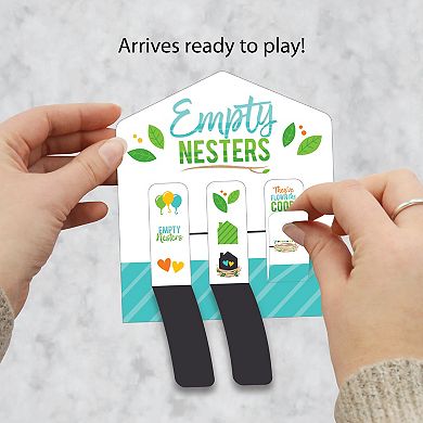 Big Dot Of Happiness Empty Nesters Empty Nest Party Game Cards Pull Tabs 3-in-a-row 12 Ct