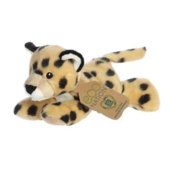 Aurora Small Yellow Eco Nation Eco Softies 8" Cheetah Eco-friendly Stuffed Animal