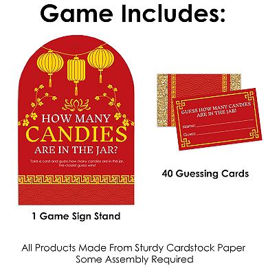 Big Dot Of Happiness Chinese New Year How Many Candies Lunar New Year Candy Guessing Game