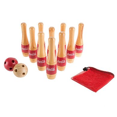 Coca Cola Outdoor Bowling Set For Adults And Kids