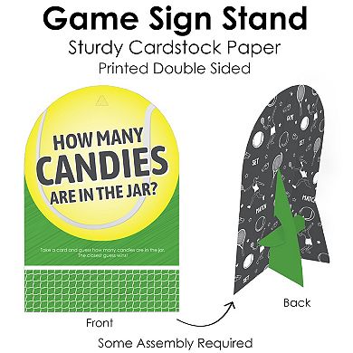 Big Dot Of Happiness You Got Served Tennis Baby Shower Or Birthday Party Candy Guessing Game