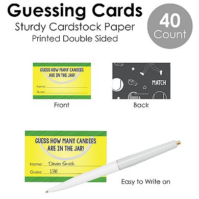 Big Dot Of Happiness You Got Served Tennis Baby Shower Or Birthday Party Candy Guessing Game